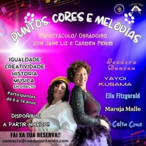 puntos, cores e melodías